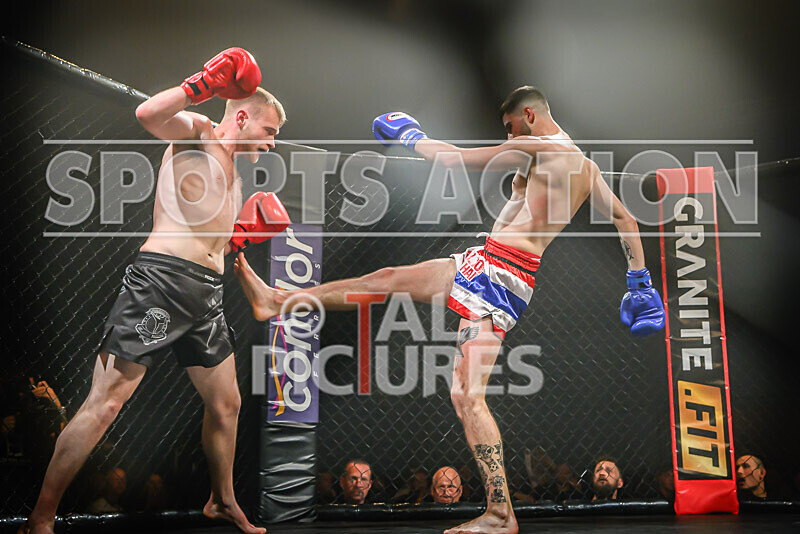 BOUT- 8 Lewis Bentley v Luke OConnor-47 - BOUT 8 - Lewis Bentley v Luke O'Connor