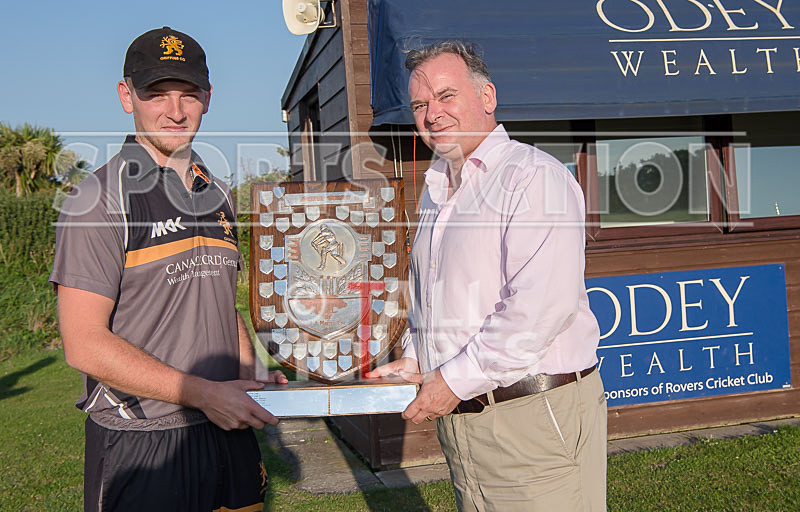 Canaccord Griffins with the Rozel Shield-1 - CANACCORD GRIFFINS v IRREGULARS