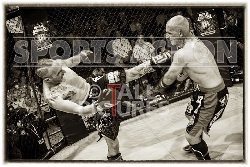 Cage Fighting_BW-8 - ORIGINAL POSTER PRINTS.... A UNIQUE RECORD OF THE FIGHTS