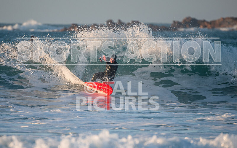 Vazon Surfing_27-02-2021-2 - SURFING AT VAZON BAY GUERNSEY