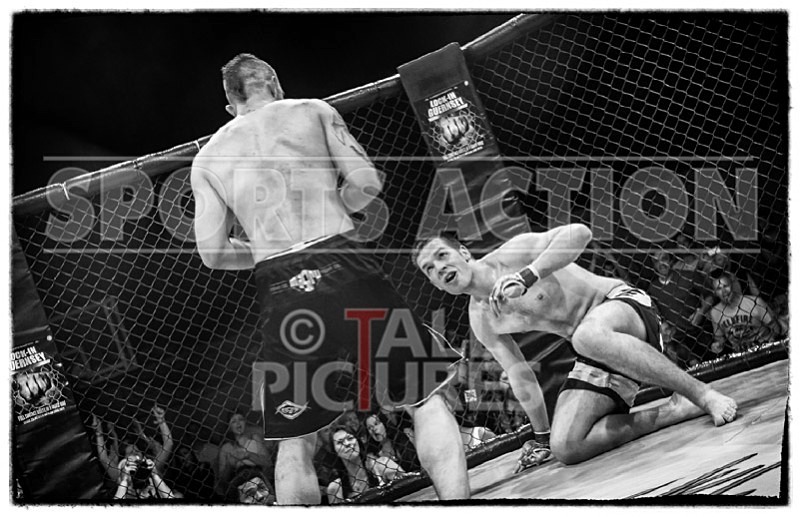 Cage Fighting_BW-4 - ORIGINAL POSTER PRINTS.... A UNIQUE RECORD OF THE FIGHTS
