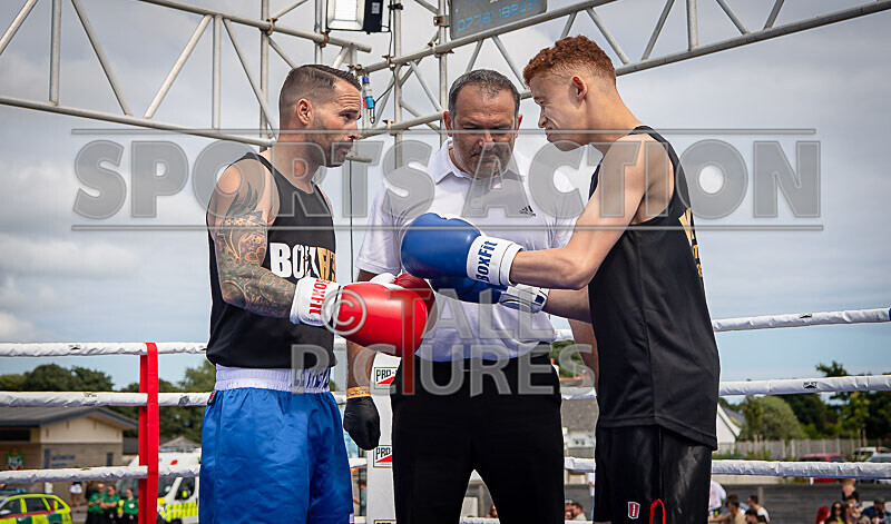 BOUT 3- Martin the not so Raging Bull Le Prevost v Ben Hizzy Hislop-5 - BOUT 3- Martin 'the not so Raging Bull' Le Prevost v Ben 'Hizzy' Hislop