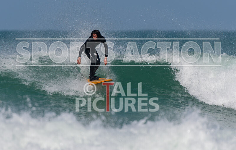 Vazon Surfing_12-03-2022-9 - SURFING AT VAZON BAY GUERNSEY