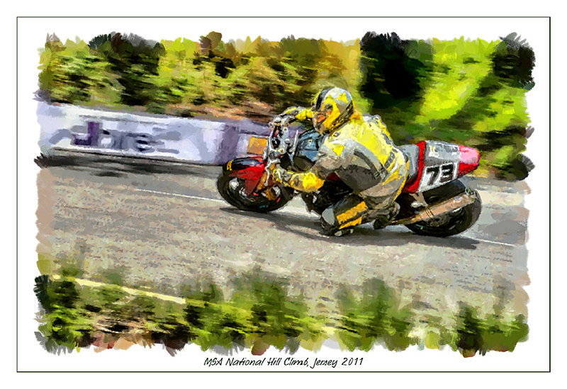 MSA Jersey Hill Climb_2011_Bike-53_Oil Painting - ART POSTERS