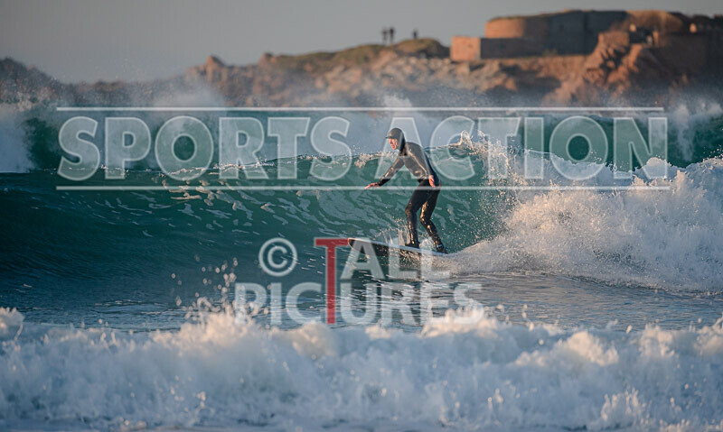 Vazon Surfing_27-02-2021-4 - SURFING AT VAZON BAY GUERNSEY
