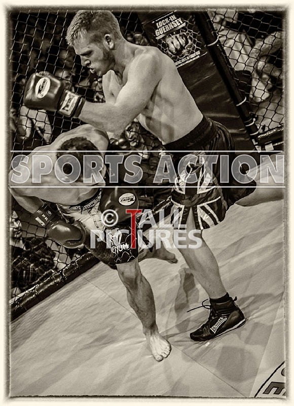 Cage Fighting_BW-2 - ORIGINAL POSTER PRINTS.... A UNIQUE RECORD OF THE FIGHTS