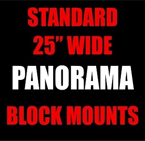 25' BLOCK MOUNTED - BUY A PANORAMIC PRINT OR BLOCK MOUNT