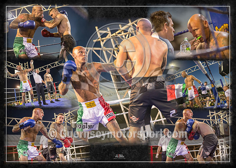 Francesco Sensi_BOXING_A2 FRAMED MONTAGE - PHOTO MONTAGES