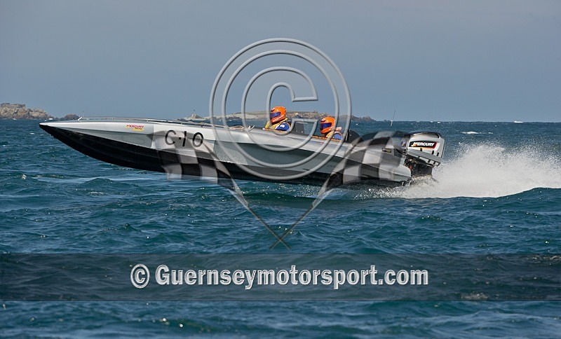 Guernsey Powerboat Racing 23-07-11-80 - ROUND-5 JETHOU COURSE