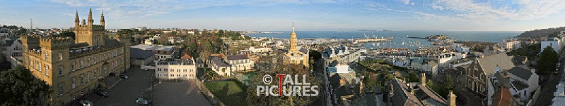 Elizabeth College, St James & St Peter Port - PANORAMIC SCENES