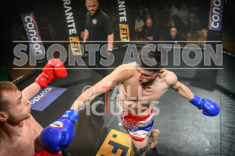 BOUT- 8 Lewis Bentley v Luke OConnor-61 - BOUT 8 - Lewis Bentley v Luke O'Connor