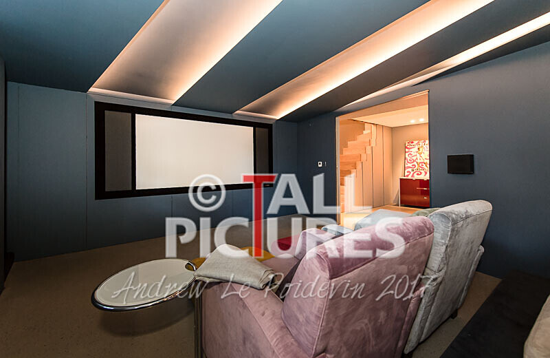 Avolution_St James Place-3 - BASEMENT CINEMA WITH CUSTOM LIGHTING