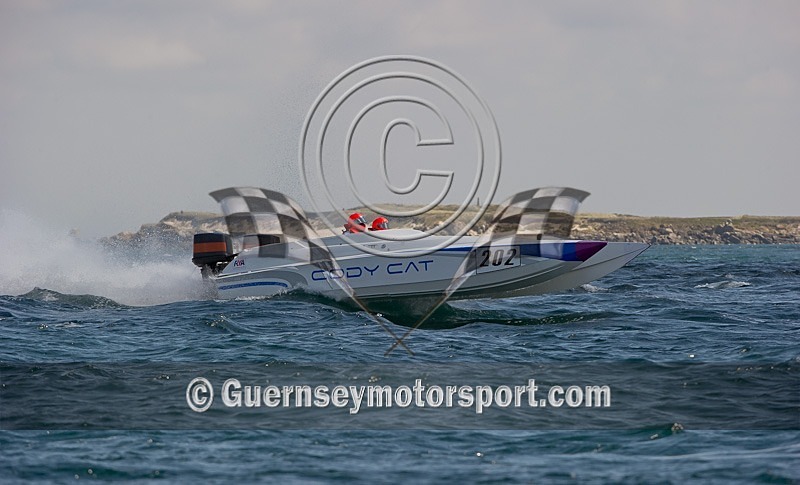 Guernsey Powerboat Racing 23-07-11-97 - ROUND-5 JETHOU COURSE