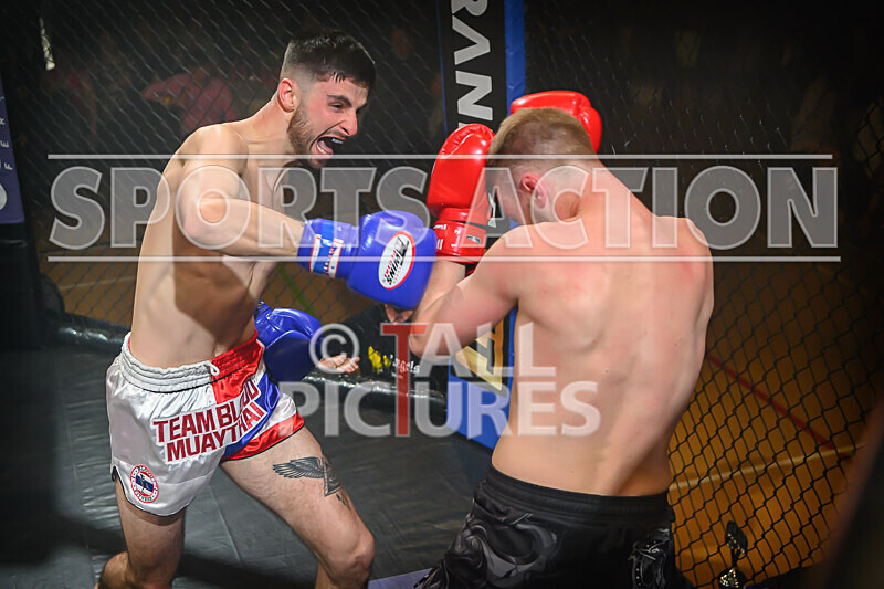 BOUT- 8 Lewis Bentley v Luke OConnor-24 - BOUT 8 - Lewis Bentley v Luke O'Connor