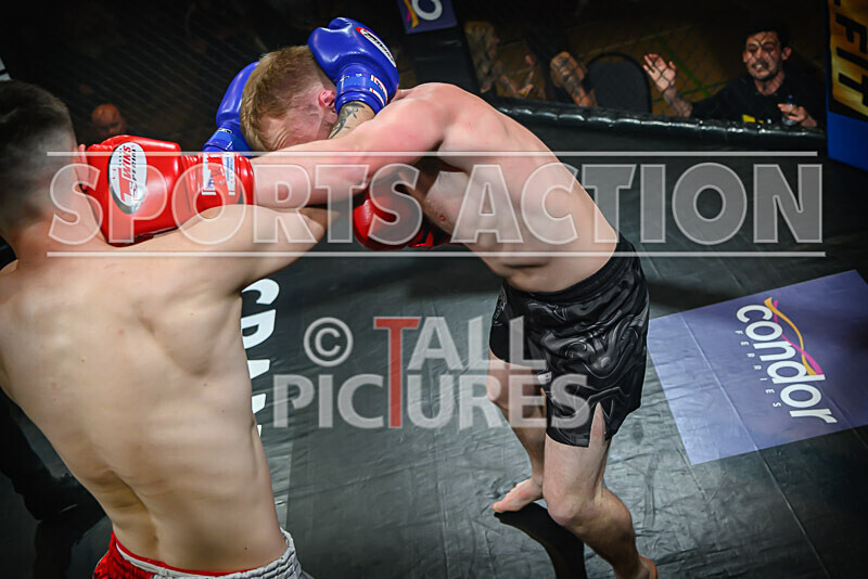 BOUT- 8 Lewis Bentley v Luke OConnor-41 - BOUT 8 - Lewis Bentley v Luke O'Connor