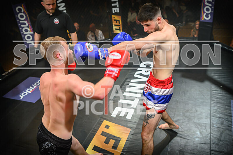 BOUT- 8 Lewis Bentley v Luke OConnor-17 - BOUT 8 - Lewis Bentley v Luke O'Connor