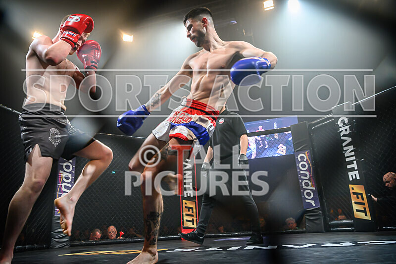 BOUT- 8 Lewis Bentley v Luke OConnor-23 - BOUT 8 - Lewis Bentley v Luke O'Connor