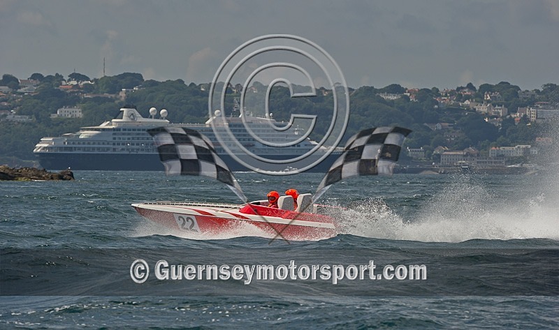 Guernsey Powerboat Racing 23-07-11-95 - ROUND-5 JETHOU COURSE