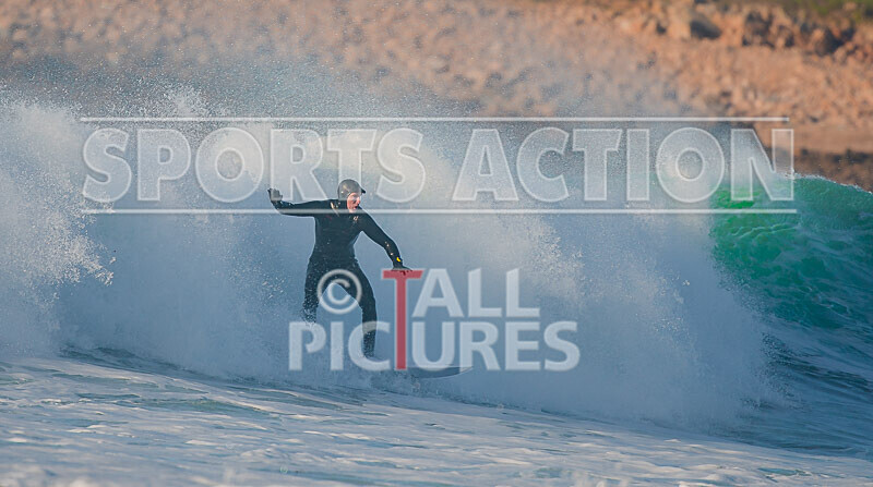 Vazon Surfing_27-02-2021-22 - SURFING AT VAZON BAY GUERNSEY
