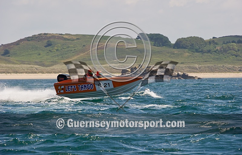 Guernsey Powerboat Racing 23-07-11-18 - ROUND-5 JETHOU COURSE
