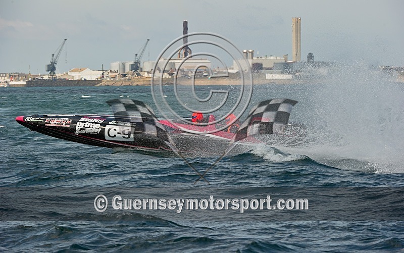 Guernsey Powerboat Racing 23-07-11-87 - ROUND-5 JETHOU COURSE