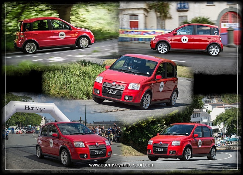 A2 Montage_Charity Hill_Car-66 - HERITAGE CHARITY HILL CLIMB 2012