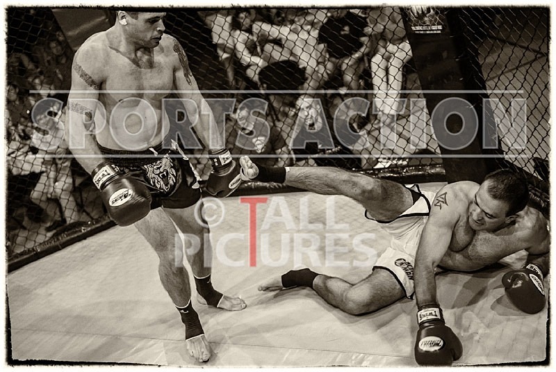 Cage Fighting_BW-10 - ORIGINAL POSTER PRINTS.... A UNIQUE RECORD OF THE FIGHTS