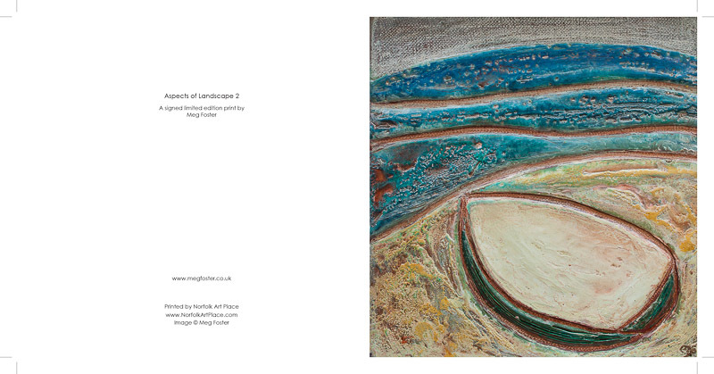 Aspects of Landscape 2 Section Card - Meg Foster