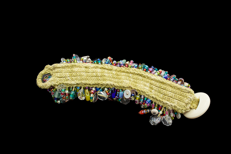 Vintage Button and Beaded Bracelet - Meg Foster