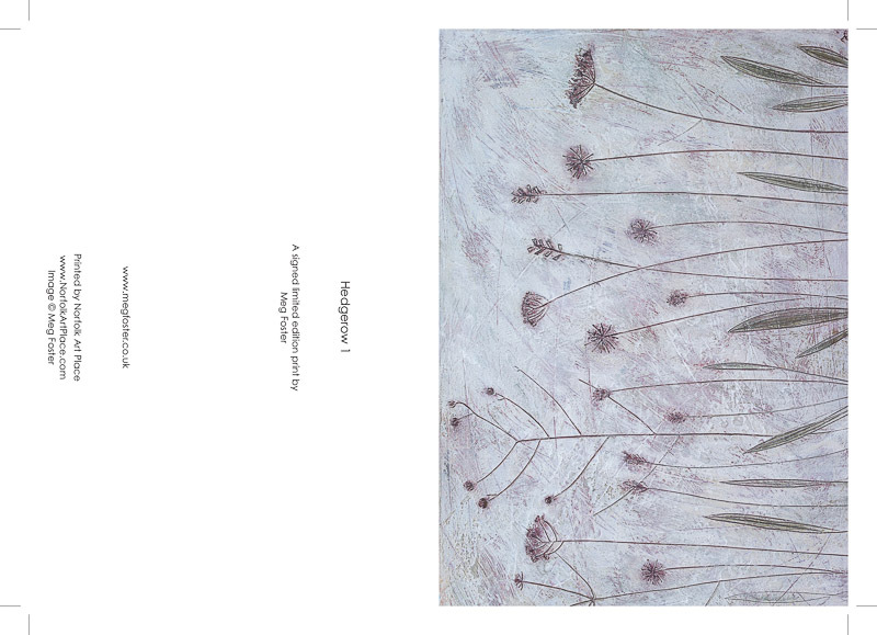 Hedgerow 1 card - Meg Foster