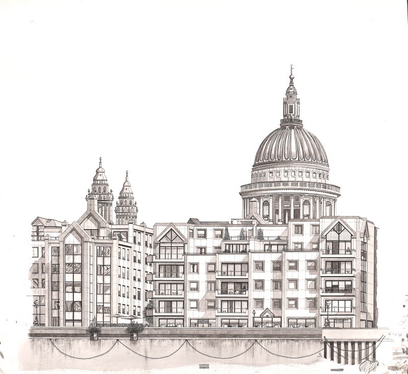 St Pauls - Gherkin - photographed April 2026 - Amanda Jefferies