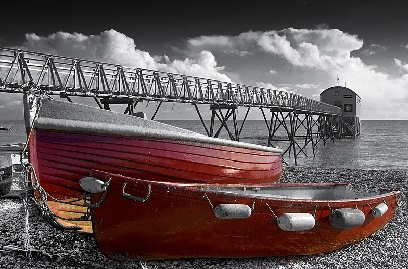 Red Boats - UK Images