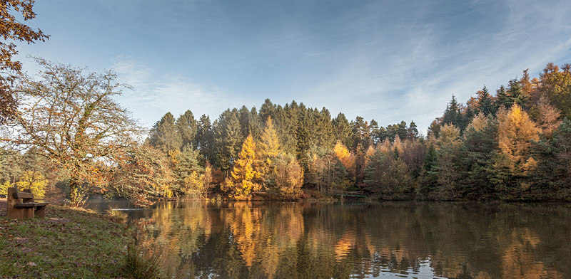 A Place To Sit And Reflect - Panoramic Canvas