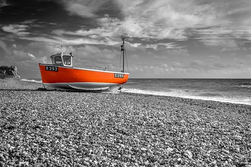 Orange Boat - UK Images