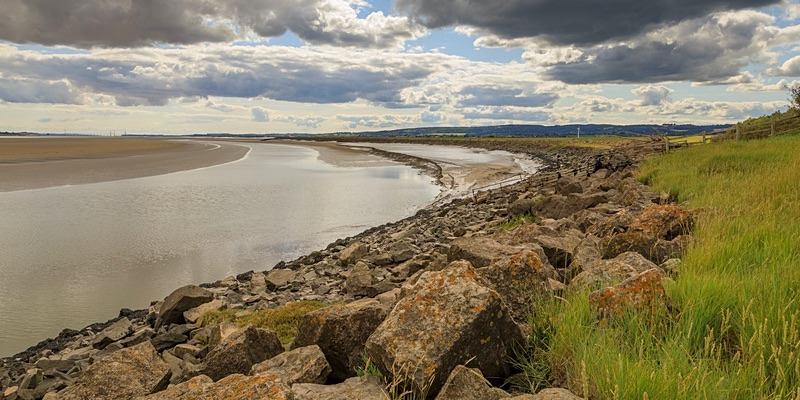 Along the Banks of the Severn - Panoramic Canvas
