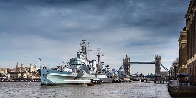 The Boat, Bridge & Tower - UK Images