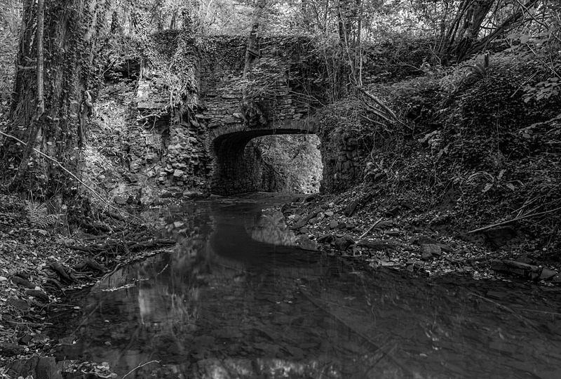 Bridge to Upper Forge - Mainly Black & White