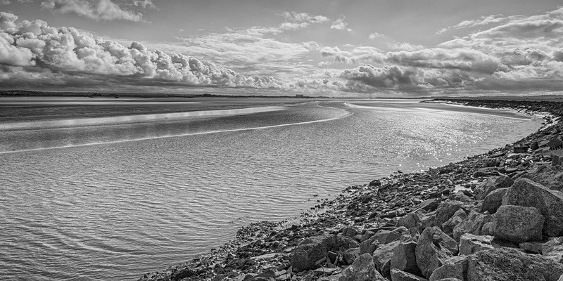 Incoming Tide - Mainly Black & White