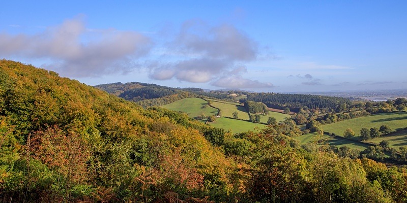 Blackeney Hill Panorama - 1 - Panoramic Canvas