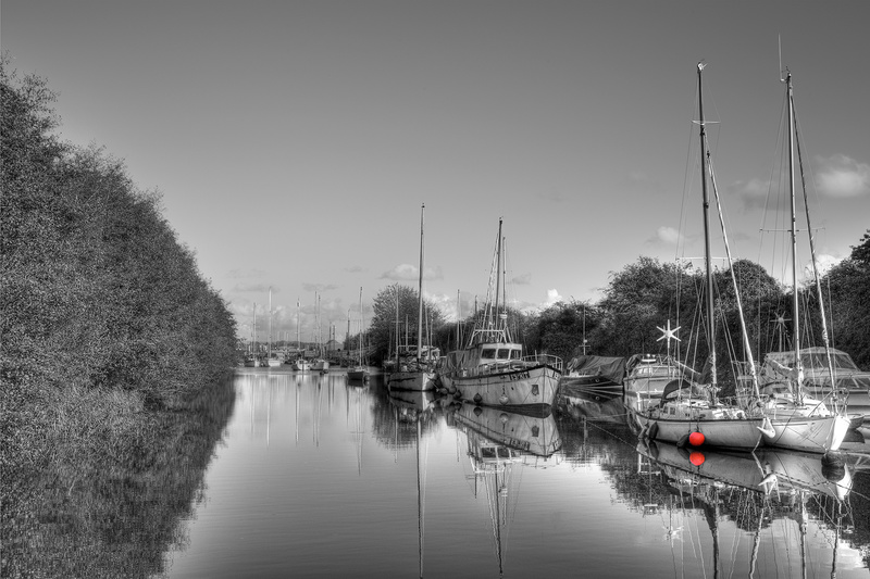 Red Buoy - Mainly Black & White