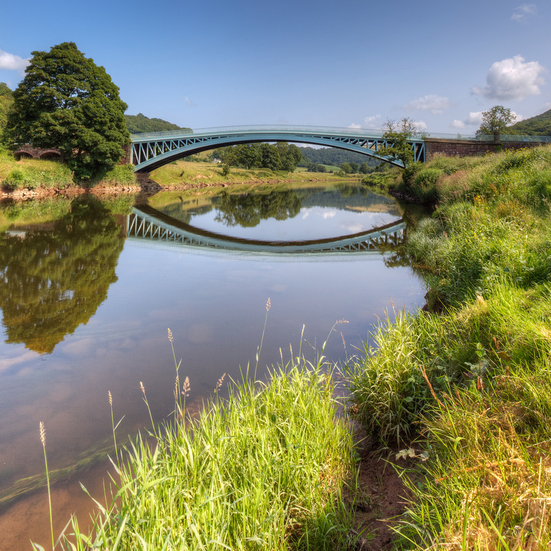The River Wye at Bigsweir - Square Canvas