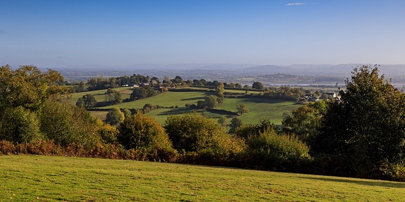 Blackeney Hill Panorama -3 - Panoramic Canvas