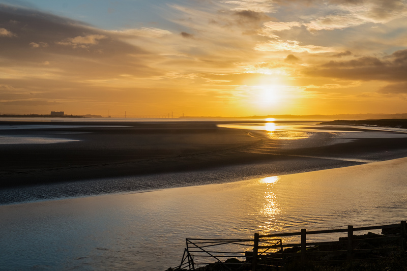 River Severn Sunset - Winter