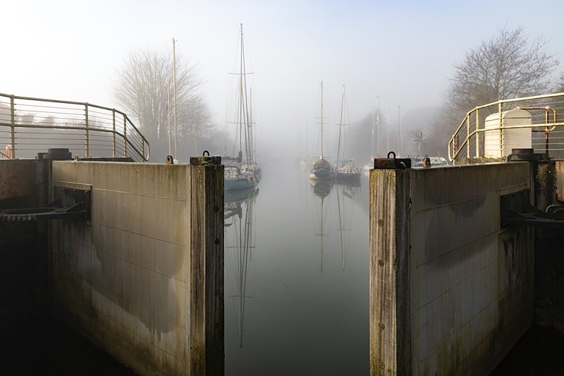 Through the Lock Gates - Winter
