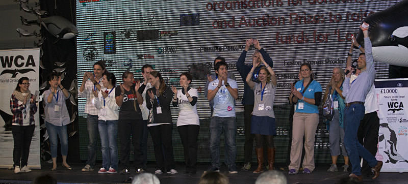 We raised £10,000 at Whalefest 2014 REF HWCA1 - The dedicated volunteers of Whalefest in Brighton (the real heroes from Whalefest)