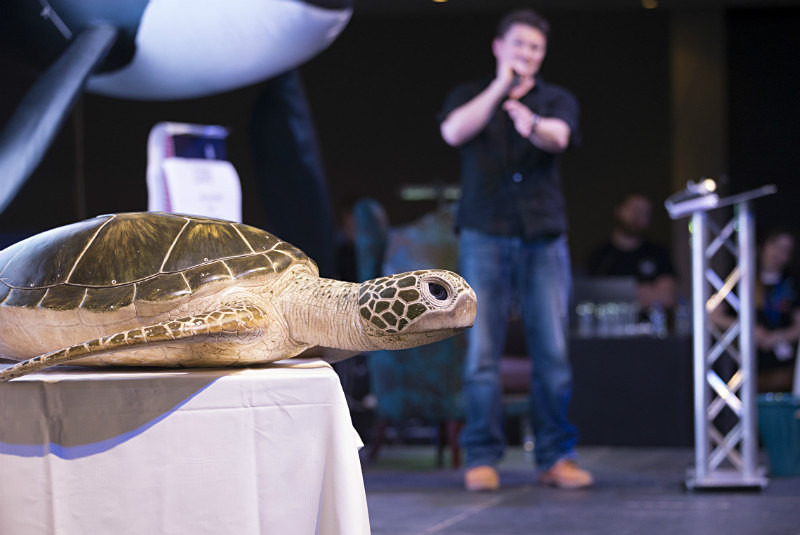 Rob Pilley (Spy in the Pod) Whalefest 2014 REF SIP2 - Images from the 'Spy in the Pod' Innovative filming presentation at Whalefest 2014 in Brighton