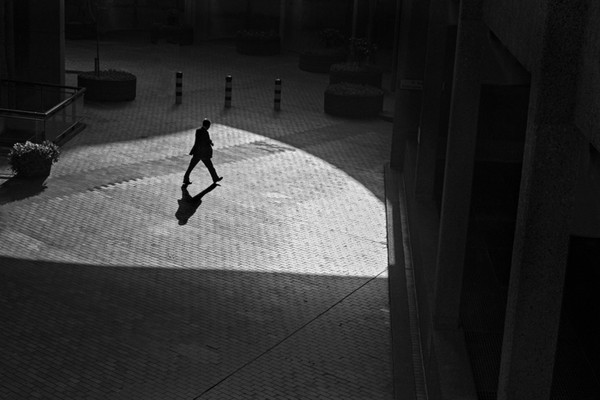London Street Photography - Barbican 5 - Light Chaser