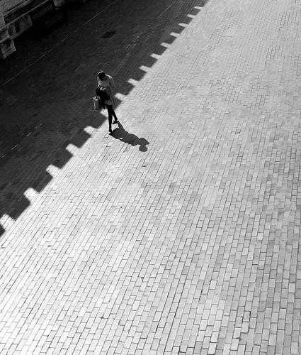 London Street Photography - Barbican 4 - Light Chaser