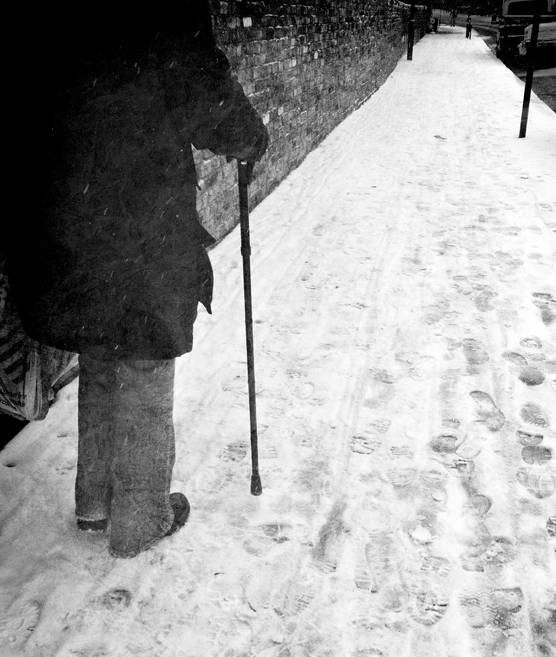 Primrose Hill - London Street Photography - Winter Snow