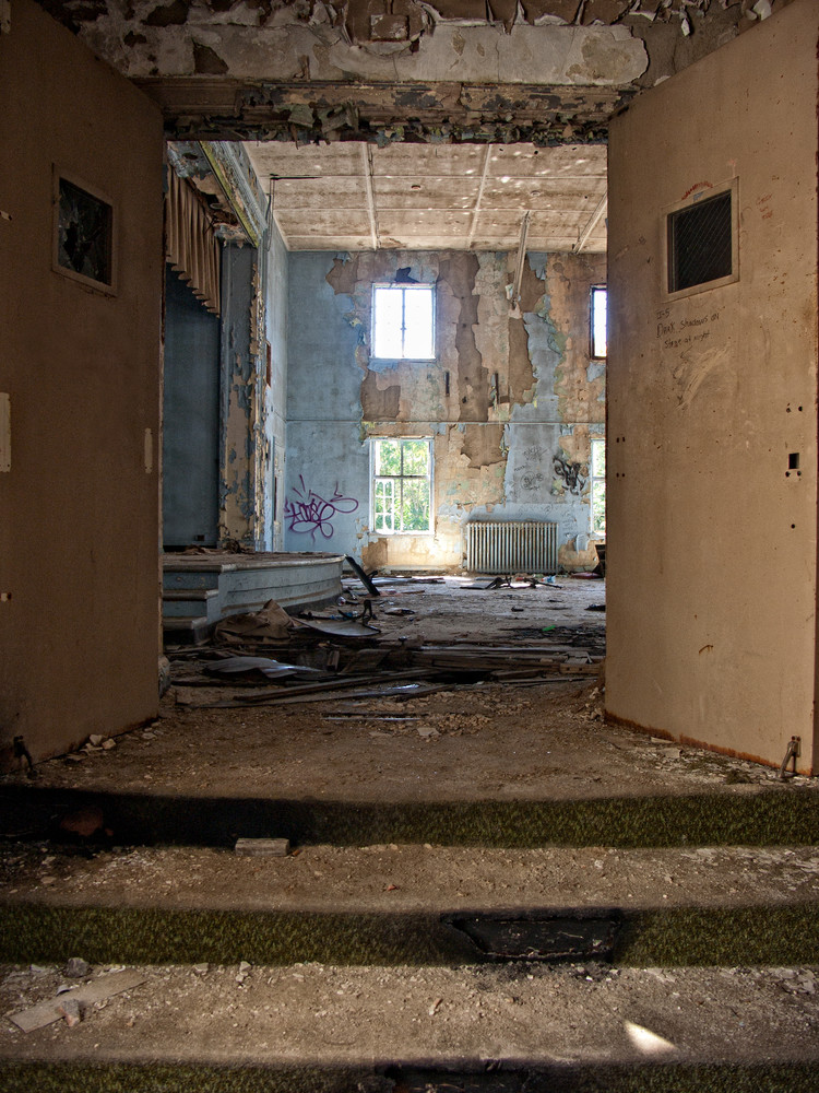 Henryton State Hospital | Theater Entrance - Henryton State Hospital